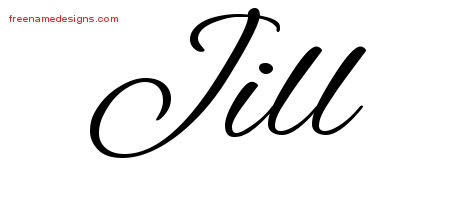 Cursive Name Tattoo Designs Jill Download Free