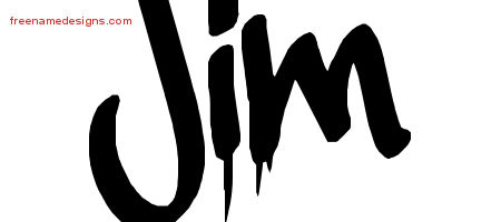 Graffiti Name Tattoo Designs Jim Free