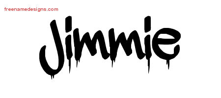 Graffiti Name Tattoo Designs Jimmie Free