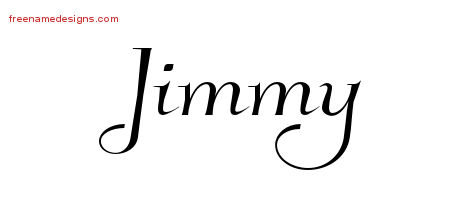 Elegant Name Tattoo Designs Jimmy Free Graphic