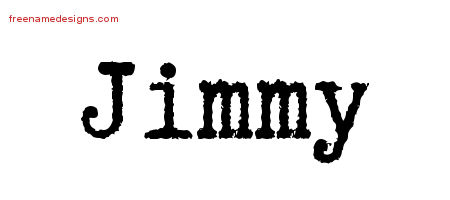Typewriter Name Tattoo Designs Jimmy Free Download