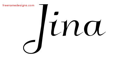 Elegant Name Tattoo Designs Jina Free Graphic