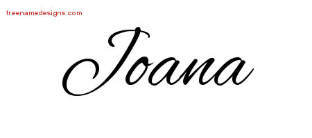 Cursive Name Tattoo Designs Joana Download Free