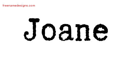 Typewriter Name Tattoo Designs Joane Free Download