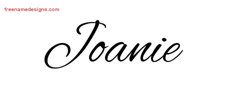 Cursive Name Tattoo Designs Joanie Download Free