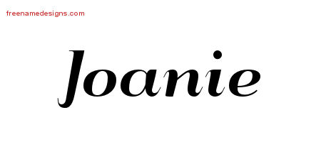 Art Deco Name Tattoo Designs Joanie Printable Art Deco Name Tattoo Designs Joanie Printable
