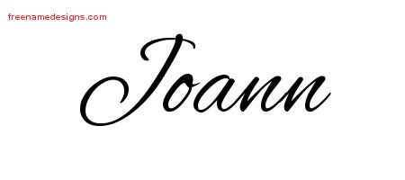 Cursive Name Tattoo Designs Joann Download Free