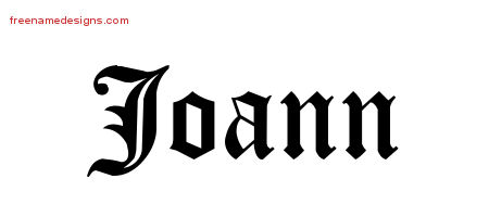 Blackletter Name Tattoo Designs Joann Graphic Download