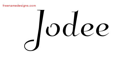 Elegant Name Tattoo Designs Jodee Free Graphic
