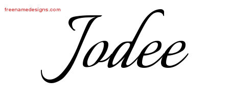 Calligraphic Name Tattoo Designs Jodee Download Free