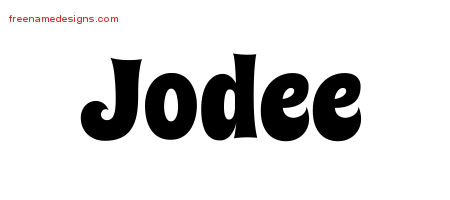 Groovy Name Tattoo Designs Jodee Free Lettering