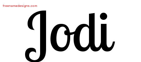 Handwritten Name Tattoo Designs Jodi Free Download