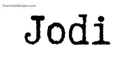 Typewriter Name Tattoo Designs Jodi Free Download