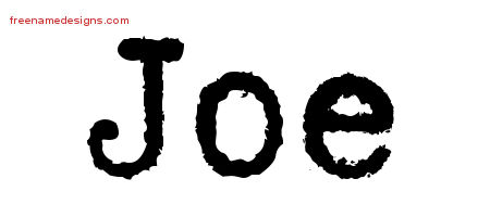 Typewriter Name Tattoo Designs Joe Free Printout