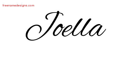 Cursive Name Tattoo Designs Joella Download Free