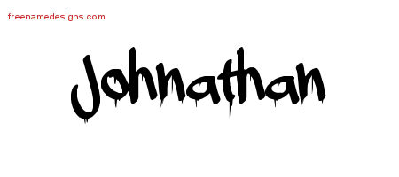 Graffiti Name Tattoo Designs Johnathan Free
