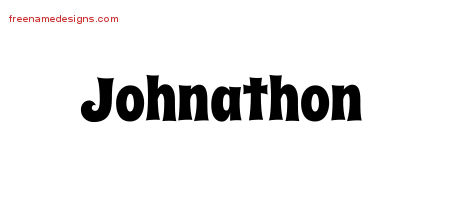 Groovy Name Tattoo Designs Johnathon Free