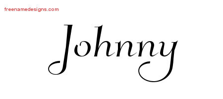 Elegant Name Tattoo Designs Johnny Download Free