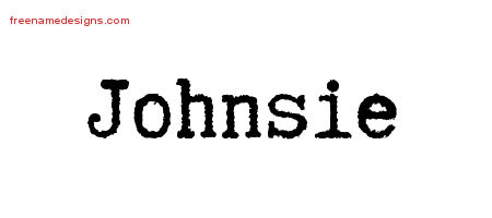 Typewriter Name Tattoo Designs Johnsie Free Download