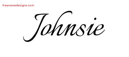 Calligraphic Name Tattoo Designs Johnsie Download Free