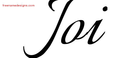 Calligraphic Name Tattoo Designs Joi Download Free