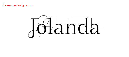Decorated Name Tattoo Designs Jolanda Free
