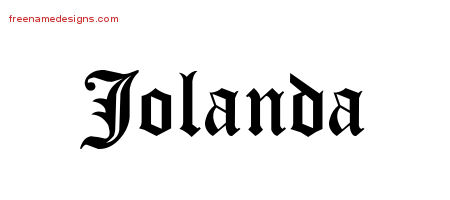 Blackletter Name Tattoo Designs Jolanda Graphic Download