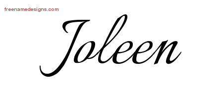 Calligraphic Name Tattoo Designs Joleen Download Free