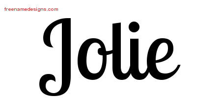 Handwritten Name Tattoo Designs Jolie Free Download