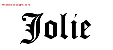 Blackletter Name Tattoo Designs Jolie Graphic Download