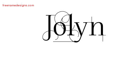 Decorated Name Tattoo Designs Jolyn Free