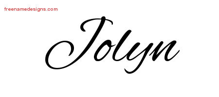 Cursive Name Tattoo Designs Jolyn Download Free