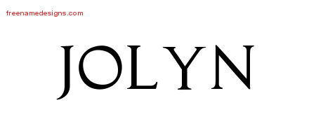 Regal Victorian Name Tattoo Designs Jolyn Graphic Download