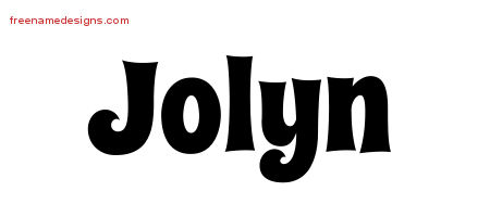 Groovy Name Tattoo Designs Jolyn Free Lettering