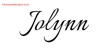 Calligraphic Name Tattoo Designs Jolynn Download Free