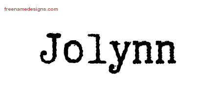 Typewriter Name Tattoo Designs Jolynn Free Download