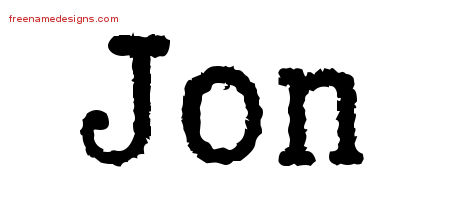 Typewriter Name Tattoo Designs Jon Free Download
