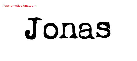 Vintage Writer Name Tattoo Designs Jonas Free