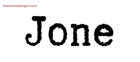 Typewriter Name Tattoo Designs Jone Free Download