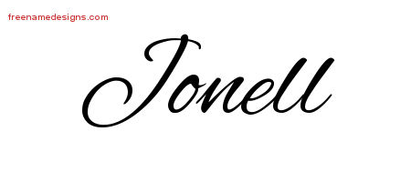 Cursive Name Tattoo Designs Jonell Download Free