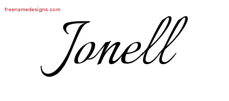 Calligraphic Name Tattoo Designs Jonell Download Free