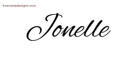 Cursive Name Tattoo Designs Jonelle Download Free