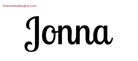 Handwritten Name Tattoo Designs Jonna Free Download