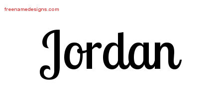 Handwritten Name Tattoo Designs Jordan Free Download
