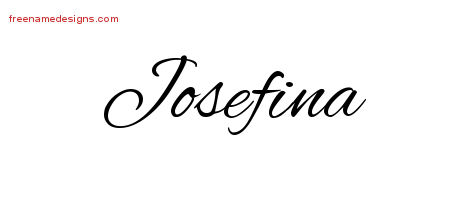 Cursive Name Tattoo Designs Josefina Download Free