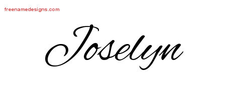 Cursive Name Tattoo Designs Joselyn Download Free