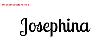 Handwritten Name Tattoo Designs Josephina Free Download