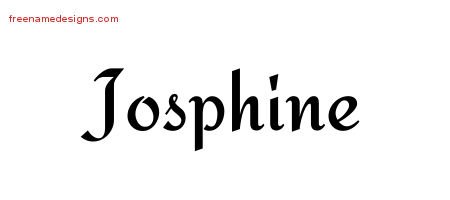 Calligraphic Stylish Name Tattoo Designs Josphine Download Free