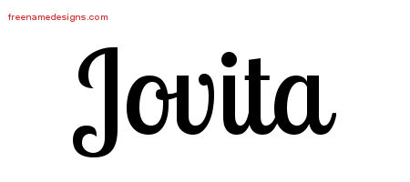 Handwritten Name Tattoo Designs Jovita Free Download