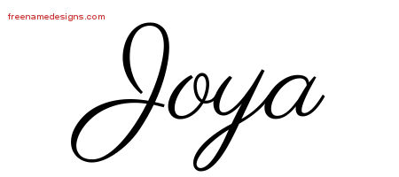 Classic Name Tattoo Designs Joya Graphic Download